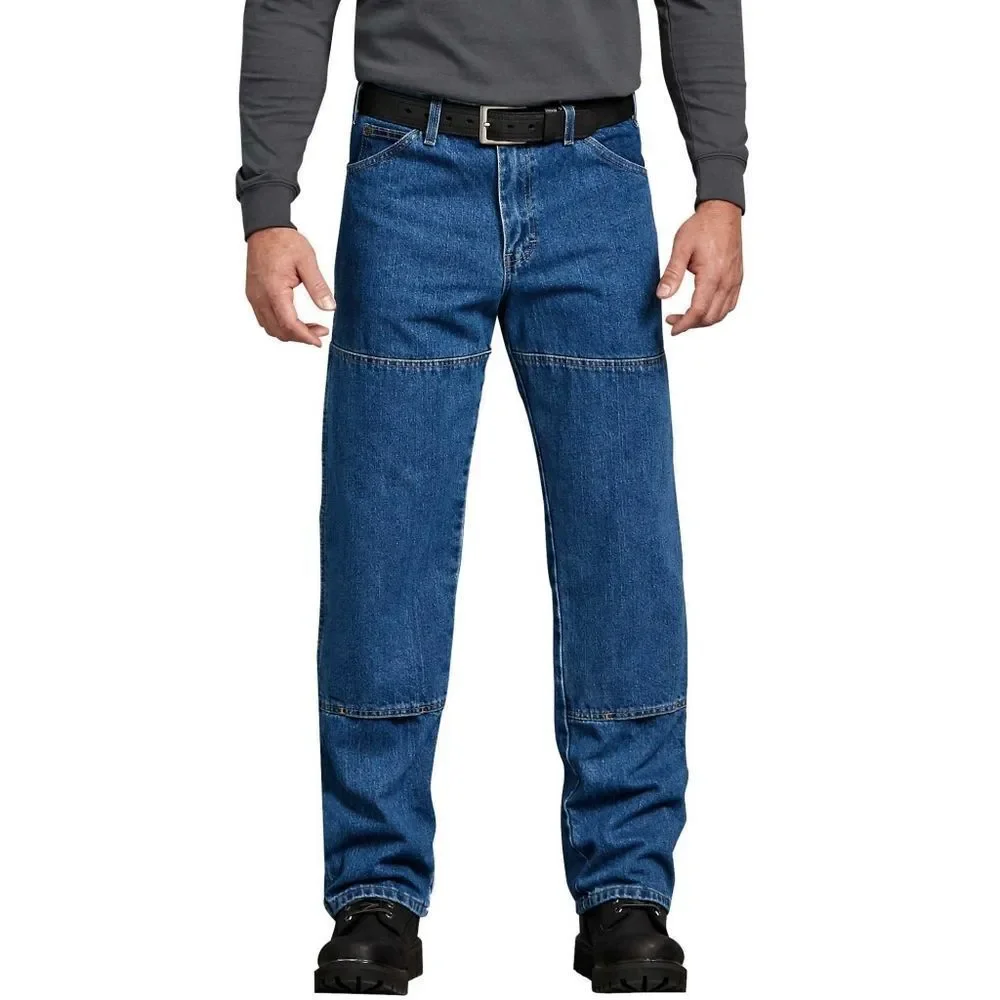 New! DICKIES Men's Relaxed Fit Workhorse Blue Jeans Denim 100% Cotton Big & Tall